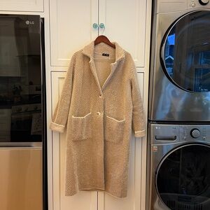 Love Token Beige Herringbone Jacket